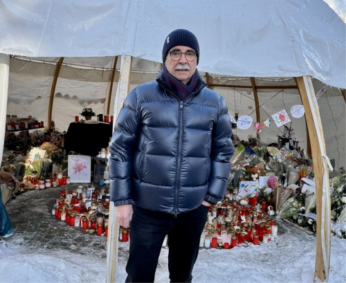 Rotarian Yves Duc, President of the RC Crans-Montana, coordinates the Rotary relief efforts Photo: André Springer